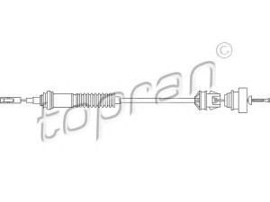 TOPRAN 722 111 sankabos trosas 
 Sankaba/dalys -> Sankabos valdymas -> Sankabos trosas
2150 V9, E 074 305