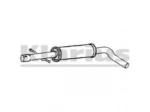 KLARIUS 210835 vidurinis duslintuvas 
 Išmetimo sistema -> Duslintuvas
8N0253209D, 8N0253209D