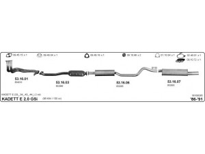 IMASAF 561000265 išmetimo sistema 
 Išmetimo sistema -> Išmetimo sistema, visa