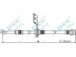 APEC braking HOS3828 stabdžių žarnelė 
 Stabdžių sistema -> Stabdžių žarnelės
5873707300