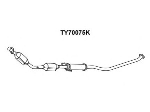 VENEPORTE TY70075K katalizatoriaus keitiklis
1741021490