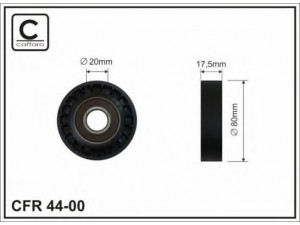 CAFFARO 44-00 kreipiantysis skriemulys, V formos rumbuotas diržas 
 Diržinė pavara -> V formos rumbuotas diržas/komplektas -> Laisvasis/kreipiamasis skriemulys
46439454, 46740729, 7721595, 7749452