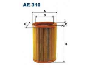 FILTRON AE310 oro filtras 
 Techninės priežiūros dalys -> Techninės priežiūros intervalai