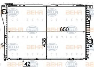 HELLA 8MK 376 712-231 radiatorius, variklio aušinimas 
 Aušinimo sistema -> Radiatorius/alyvos aušintuvas -> Radiatorius/dalys
1 702 969, 1 737 813, 1 742 055