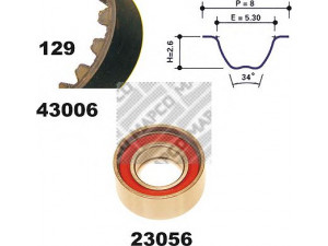 MAPCO 23006 paskirstymo diržo komplektas 
 Techninės priežiūros dalys -> Papildomas remontas
71736718