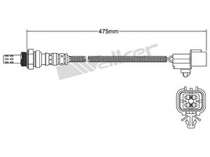 WALKER PRODUCTS 250-24789 lambda jutiklis 
 Išmetimo sistema -> Lambda jutiklis
96415640, 96419956, 96437060, 96437060