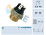 temperatūros jungiklis, radiatoriaus ventiliatorius