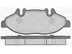 MAGNETI MARELLI 363916060329 stabdžių trinkelių rinkinys, diskinis stabdys 
 Techninės priežiūros dalys -> Papildomas remontas
0004216110, A0014210910