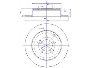 CAR 142.1314 stabdžių diskas 
 Dviratė transporto priemonės -> Stabdžių sistema -> Stabdžių diskai / priedai
42.49.62, 4615A035, 1606292080