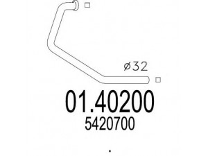 MTS 01.40200 išleidimo kolektorius
5420700