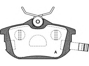 OPEN PARTS BPA0605.02 stabdžių trinkelių rinkinys, diskinis stabdys 
 Techninės priežiūros dalys -> Papildomas remontas
3345678, 33456781, M620770, M850978
