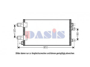 AKS DASIS 182039N kondensatorius, oro kondicionierius 
 Oro kondicionavimas -> Kondensatorius
2765000QAE, 4417246, 7701066110