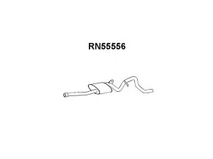 VENEPORTE RN55556 vidurinis duslintuvas 
 Išmetimo sistema -> Duslintuvas
7700689966