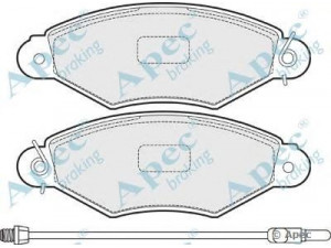 APEC braking PAD1505 stabdžių trinkelių rinkinys, diskinis stabdys 
 Techninės priežiūros dalys -> Papildomas remontas
4106000QAF, 4106000QAG, 7701205996