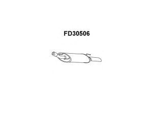 VENEPORTE FD30506 galinis duslintuvas 
 Išmetimo sistema -> Duslintuvas
1039890, 1094450, 1486339