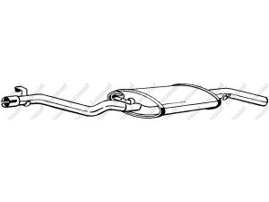 BOSAL 282-305 galinis duslintuvas 
 Išmetimo sistema -> Duslintuvas
191 253 609, 191 253 609 BL, 191 253 609 J