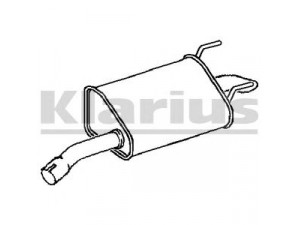 KLARIUS GM479X galinis duslintuvas 
 Išmetimo sistema -> Duslintuvas
5852454, 24454476, 24454476, 5852454