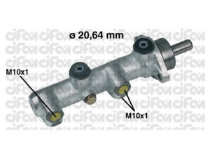 CIFAM 202-129 pagrindinis cilindras, stabdžiai 
 Stabdžių sistema -> Pagrindinis stabdžių cilindras
60750112, 60765000, 705833