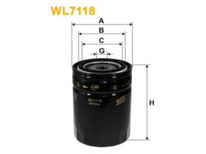 WIX FILTERS WL7118 alyvos filtras 
 Techninės priežiūros dalys -> Techninės priežiūros intervalai
OK110, OK2, OK76, OK89, 116760603000
