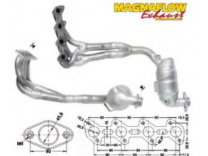 MAGNAFLOW 75002 katalizatoriaus keitiklis 
 Išmetimo sistema -> Katalizatoriaus keitiklis
1684901119, 1684904819