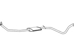 FENNO P4872 vidurinis duslintuvas 
 Išmetimo sistema -> Duslintuvas
1717-N3