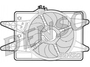 DENSO DER09024 ventiliatorius, radiatoriaus 
 Aušinimo sistema -> Oro aušinimas
46737294, 46767294