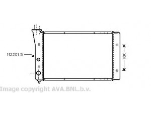 AVA QUALITY COOLING VW2123 radiatorius, variklio aušinimas 
 Aušinimo sistema -> Radiatorius/alyvos aušintuvas -> Radiatorius/dalys
191121253AL