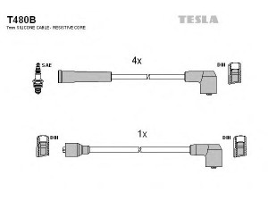 TESLA T480B uždegimo laido komplektas 
 Kibirkšties / kaitinamasis uždegimas -> Uždegimo laidai/jungtys
ZE0818140