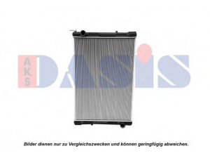 AKS DASIS 130061S radiatorius, variklio aušinimas 
 Aušinimo sistema -> Radiatorius/alyvos aušintuvas -> Radiatorius/dalys
0015019601, 0025010601, 6295011001
