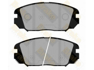 Brake ENGINEERING PA1824 stabdžių trinkelių rinkinys, diskinis stabdys 
 Techninės priežiūros dalys -> Papildomas remontas
581012EA30, 581013FA01, 581013KA20