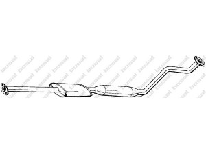 BOSAL 286-275 vidurinis duslintuvas 
 Išmetimo sistema -> Duslintuvas
28650-29752