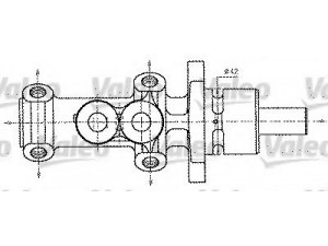 VALEO 402227 pagrindinis cilindras, stabdžiai 
 Stabdžių sistema -> Pagrindinis stabdžių cilindras
4601-F1, 4601-F4, 4601F1, 4601F4