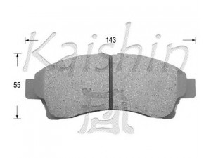 KAISHIN D3113 stabdžių trinkelių rinkinys, diskinis stabdys 
 Techninės priežiūros dalys -> Papildomas remontas
UGY93323Z, UGY93328Z