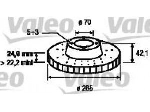 VALEO 186881 stabdžių diskas 
 Stabdžių sistema -> Diskinis stabdys -> Stabdžių diskas
46844071, 569003, 9156807, 93171497