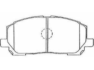 AISIN A1N103 stabdžių trinkelių rinkinys, diskinis stabdys
04465-48030