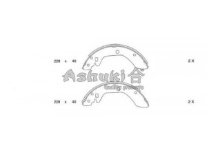 ASHUKI N011-04 stabdžių trinkelių komplektas 
 Techninės priežiūros dalys -> Papildomas remontas
0 986 487 164/BOSCH, 44060-06F25