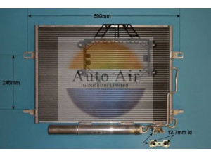 AUTO AIR GLOUCESTER 16-5013 kondensatorius, oro kondicionierius 
 Oro kondicionavimas -> Kondensatorius
2115000554