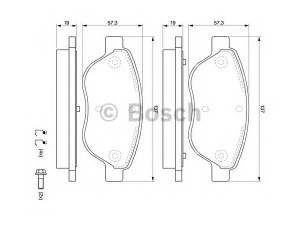 BOSCH 0 986 494 074 stabdžių trinkelių rinkinys, diskinis stabdys 
 Techninės priežiūros dalys -> Papildomas remontas
77362743, 77362743, 77363420, 77364281