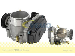 VEMO V10-81-0029 droselio korpusas 
 Kuro mišinio formavimas -> Mišinio sudarymas -> Droselis/kuro vamzdeliai/vakuumo žarnelė
06A 133 064 B