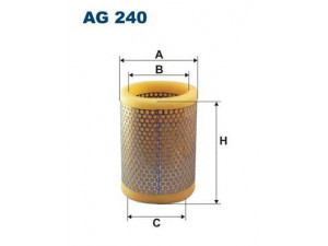 FILTRON AG240 oro filtras 
 Filtrai -> Oro filtras
9401445268, 9401445638, 71736146
