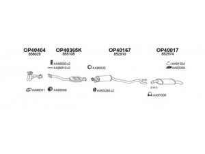 VENEPORTE 400490 išmetimo sistema 
 Išmetimo sistema -> Išmetimo sistema, visa