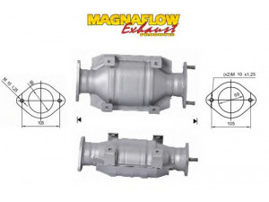 MAGNAFLOW 85618 katalizatoriaus keitiklis 
 Išmetimo sistema -> Katalizatoriaus keitiklis
2080075C25