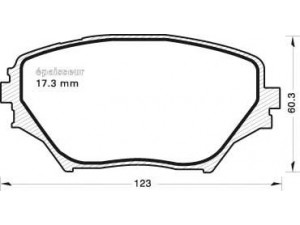 MGA 656 stabdžių trinkelių rinkinys, diskinis stabdys 
 Techninės priežiūros dalys -> Papildomas remontas
0446542070, 0446542071, 0446542080