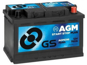 GS AGM096 starterio akumuliatorius 
 Elektros įranga -> Akumuliatorius