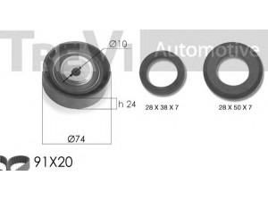 TREVI AUTOMOTIVE KD1163S paskirstymo diržo komplektas 
 Techninės priežiūros dalys -> Papildomas remontas
1124040, 120125, 2T1Q6M260AA, YS4Q6M260AA