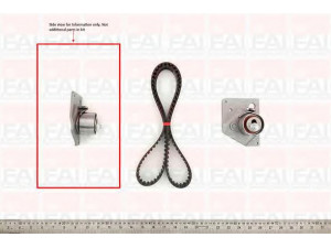 FAI AutoParts TBK439 paskirstymo diržo komplektas 
 Techninės priežiūros dalys -> Papildomas remontas
7701474443, 7701477050, 1276067JG1
