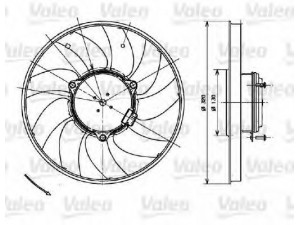 VALEO 696083 ventiliatorius, radiatoriaus 
 Aušinimo sistema -> Radiatoriaus ventiliatorius
9065000493, A9065000493, 2E0959455A