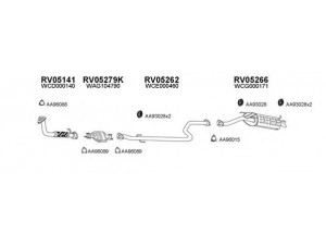 VENEPORTE 730016 išmetimo sistema 
 Išmetimo sistema -> Išmetimo sistema, visa