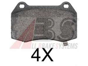 A.B.S. 37715 OE stabdžių trinkelių rinkinys, diskinis stabdys 
 Techninės priežiūros dalys -> Papildomas remontas
89047744