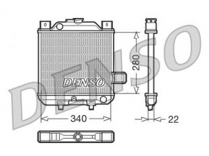 DENSO DRM99006 radiatorius, variklio aušinimas 
 Aušinimo sistema -> Radiatorius/alyvos aušintuvas -> Radiatorius/dalys
1758072051, 9427703